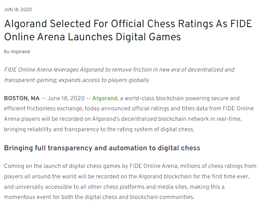 FIDE Online Arena published the list - FIDE Online Arena